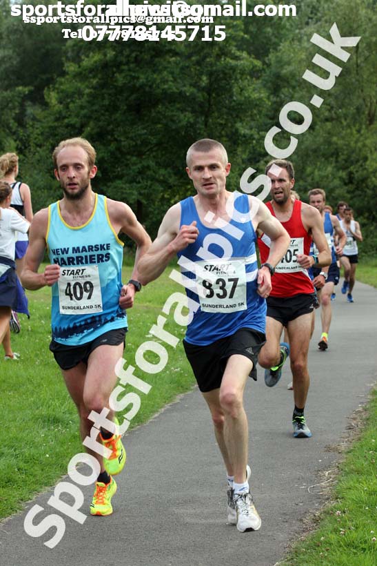 Mens Sunderland 5k Road Race (Northern and North Eastern Champs). Photo: David T. Hewitson/Sports for All Pics
